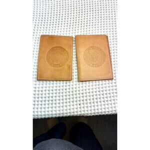 Los Charro Bravo Vaqueros Leather Covers, Set Of 2